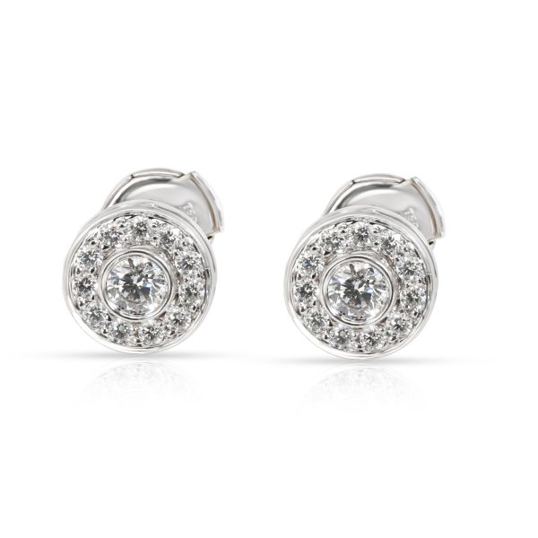 Tiffany Co Circlet Diamond Earrings in Platinum 053 CTW Tiffany Co Circlet Diamond Earrings in Platinum 053 CTW