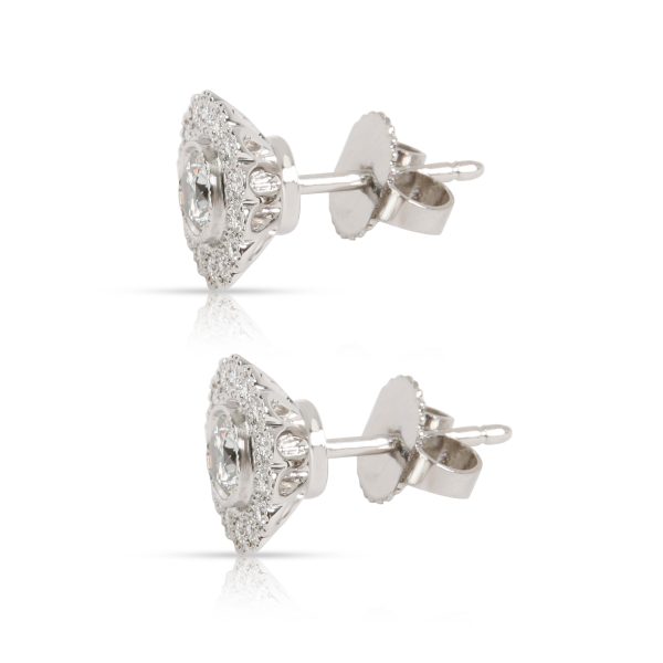 098410 sv f8665a19 2c99 4bff 8cb6 f998844b767f Tiffany Co Vintage Enchant Diamond Stud Earring in Platinum 050 CTW