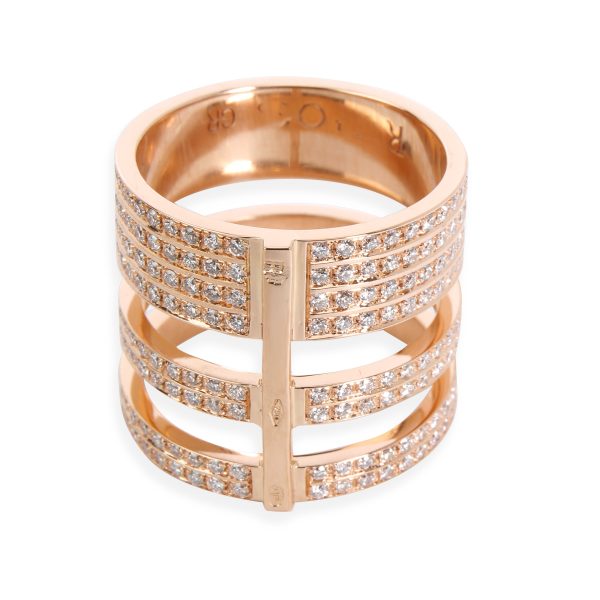 Rings Repossi Berbere Module Diamond Ring in 18K Rose Gold 168 CTW