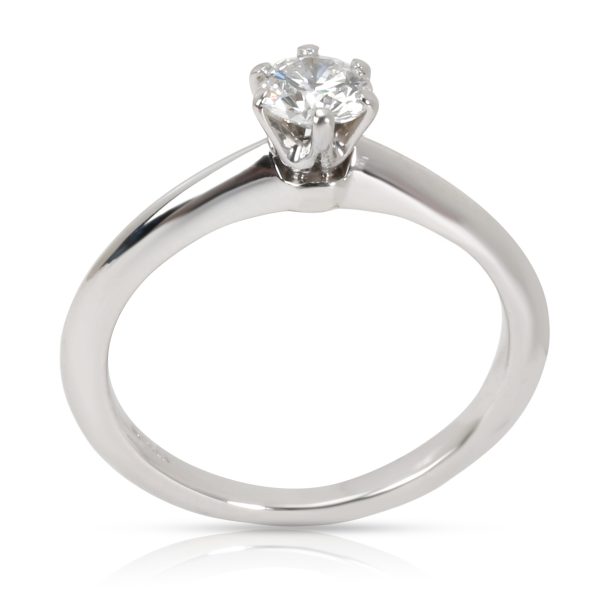 098442 pv Tiffany Co Solitaire Diamond Engagement Ring in Platinum E VVS2 034 CTW