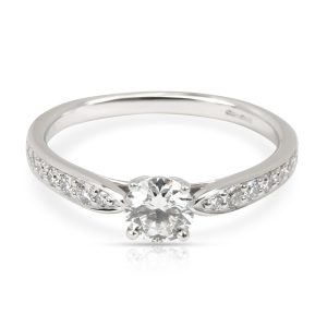 Tiffany Co Harmony Diamond Engagement Ring in Platinum H VS1 058 CT Cart