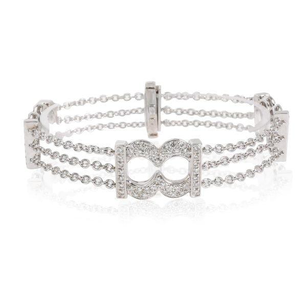 Bedat and Co Orianne Collins Diamond Bracelet in 18K White Gold 15 CTW Bedat and Co Orianne Collins Diamond Bracelet in 18K White Gold 15 CTW