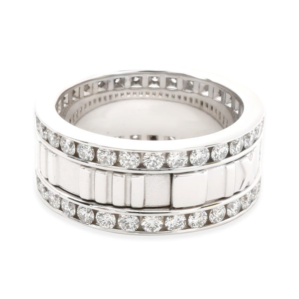 Tiffany Co Atlas Diamond Band in 18K White Gold 131 CTW Tiffany Co Atlas Diamond Band in 18K White Gold 131 CTW