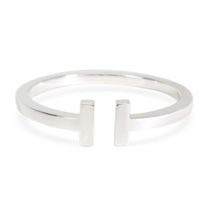 Tiffany Co Tiffany T Square Bangle in Sterling Silver Miu Miu Long Wallet Crocodile Beige T188