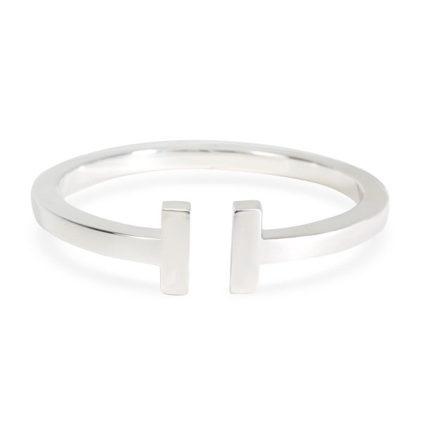 Tiffany Co Tiffany T Square Bangle in Sterling Silver Tiffany Co Tiffany T Square Bangle in Sterling Silver