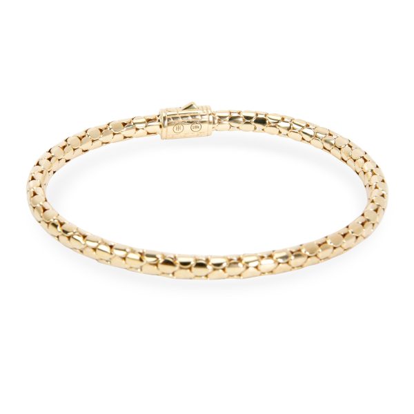 098625 bv 4380ea90 964d 4961 aa9b b36da74a6cc6 John Hardy Dot Slim Chain Diamond Bracelet in 18K Yellow Gold 011 CTW