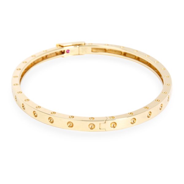 098626 sv cdca69e0 8352 4c30 b04a 74dada23be34 Roberto Coin Symphony Pois Moi Bangle in 18K Yellow Gold