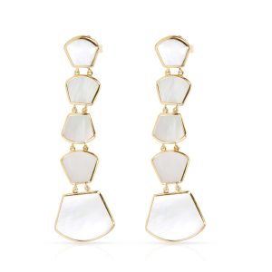 Ippolita Rock Candy Mother of Pearls Drop Earrings in 18k Yellow Gold Cart