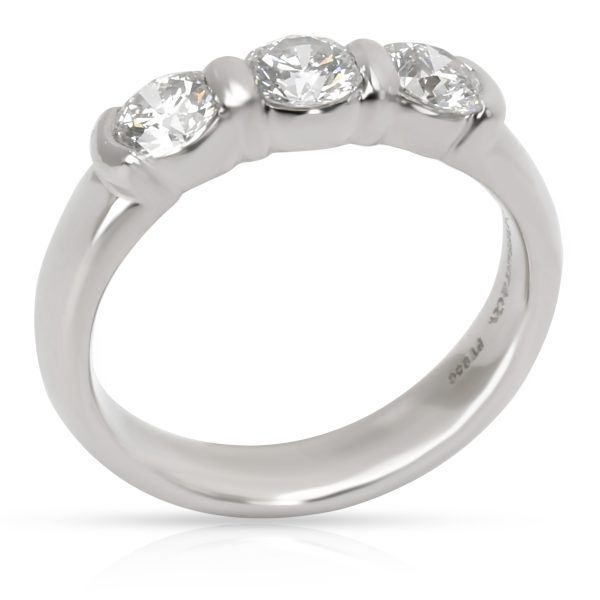 098686 pv 834b1448 f687 4255 88d4 62ebc7552349 Tiffany Co Three Stone Diamond Ring in Platinum 071 CTW