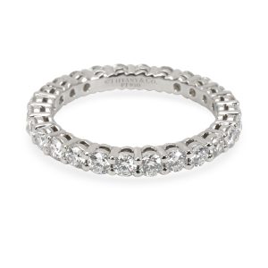 Tiffany Co Embrace Diamond Eternity Band in Platinum 078 CTW Louis Vuitton Epi Leather Cluny Shoulder Bag