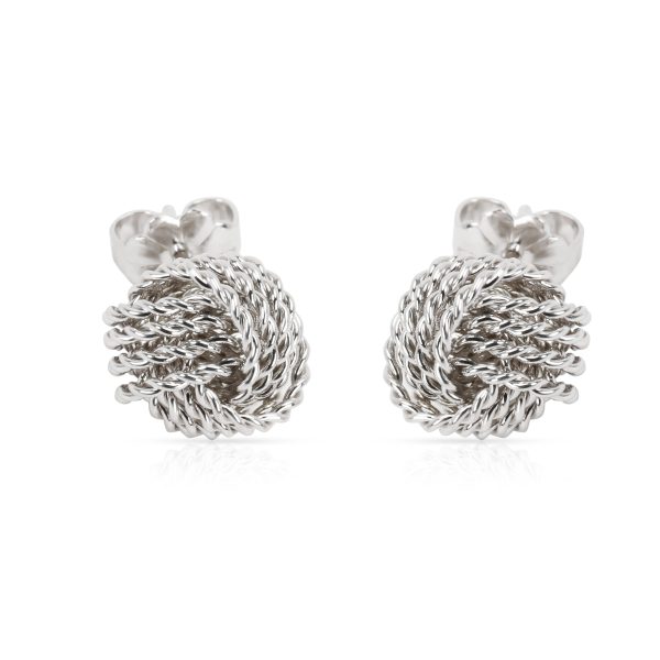 Tiffany Co Somerset Knot Stud Earrings in Sterling Silver Tiffany Co Somerset Knot Stud Earrings in Sterling Silver