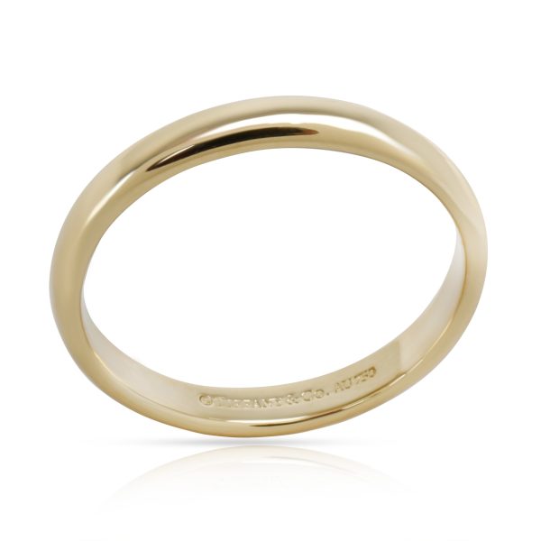 Yellow Gold Wedding Band Tiffany Co Classic Wedding Band in 18K Yellow Gold 3mm