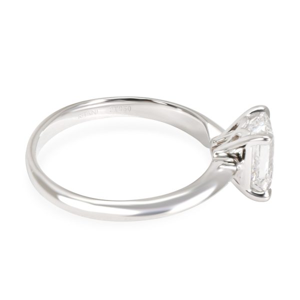 Engagement Ring Platinum Ritani Solitaire Diamond Engagement Ring in Platinum D IF 111 CTW