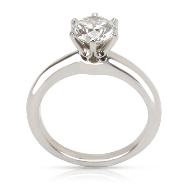 Tiffany Co Diamond Engagement Ring in Platinum 094 ct FVS1 Tiffany Co Diamond Engagement Ring in Platinum 094 ct FVS1