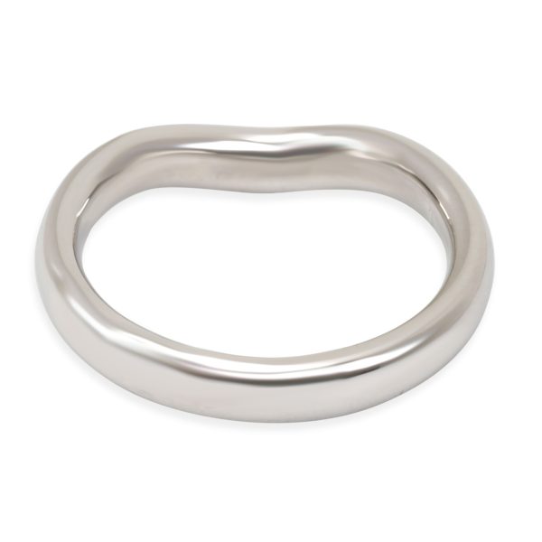 tiffany co elsa peretti diamond band in platinum 0 06 ctw Tiffany Co Elsa Peretti Diamond Band in Platinum 006 CTW