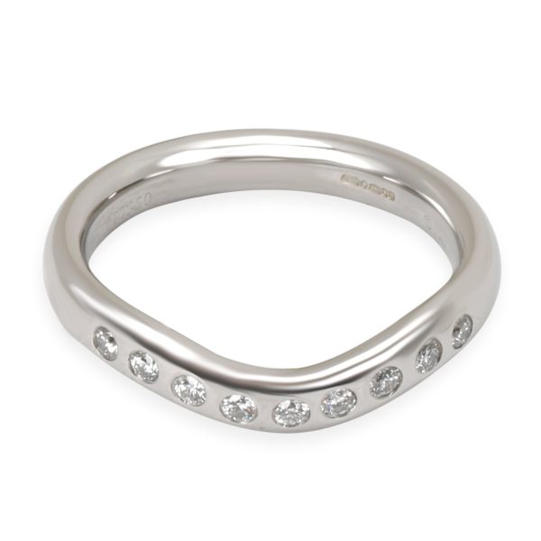 Tiffany Co Tiffany Co Elsa Peretti Diamond Band in Platinum 006 CTW