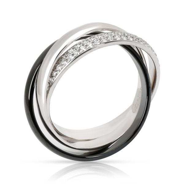 Cartier Cartier Trinity Diamond Fashion Ring in 18K PlatinumWhite Gold 045 CTW