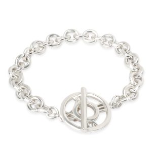 Tiffany Co Atlas Toggle Bracelet in Sterling Silver Louis Vuitton Artsy MM Monogram Empreinte Leather Shoulder Bag Black