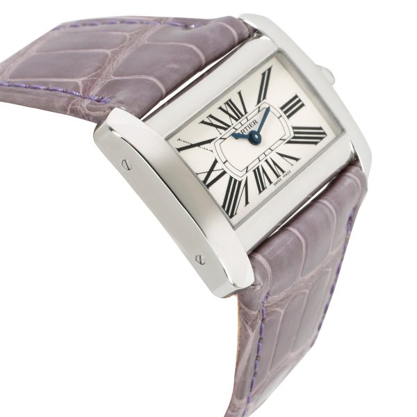 099042 rv 0dd63cf8 29dc 4c83 9b53 0a878735d9e3 Cartier Divan 2599 Womens Watch in Stainless Steel