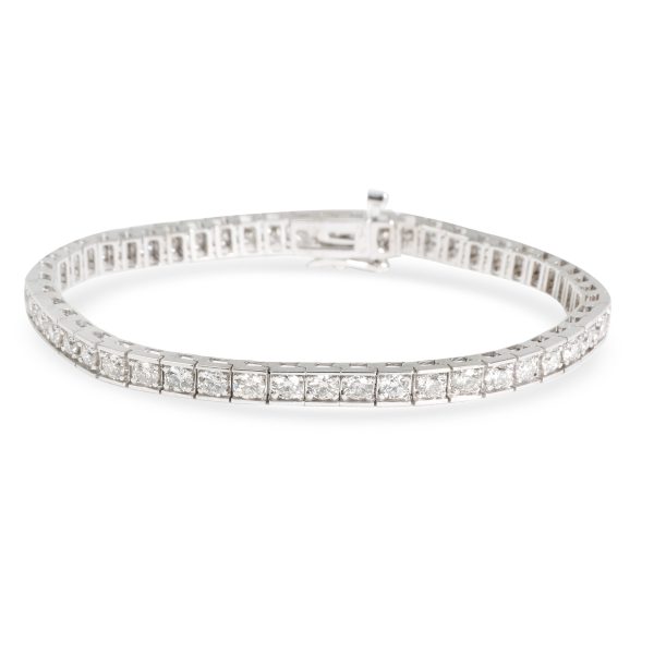 Channel Set Princess Cut Diamond Tennis Bracelet in 14K Gold I J I1 5 CTW Channel Set Princess Cut Diamond Tennis Bracelet in 14K Gold I J I1 5 CTW