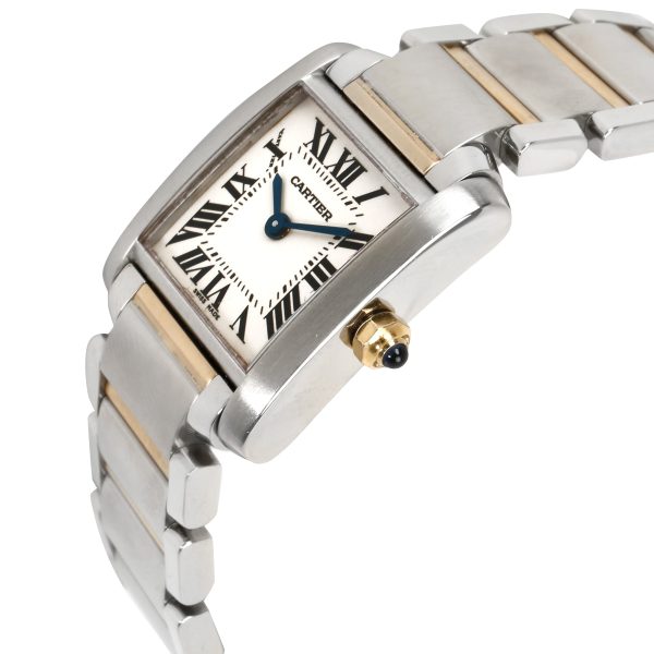 099125 lv Cartier Tank Francaise W51007Q4 Womens Watch in 18kt Stainless SteelYellow Gol