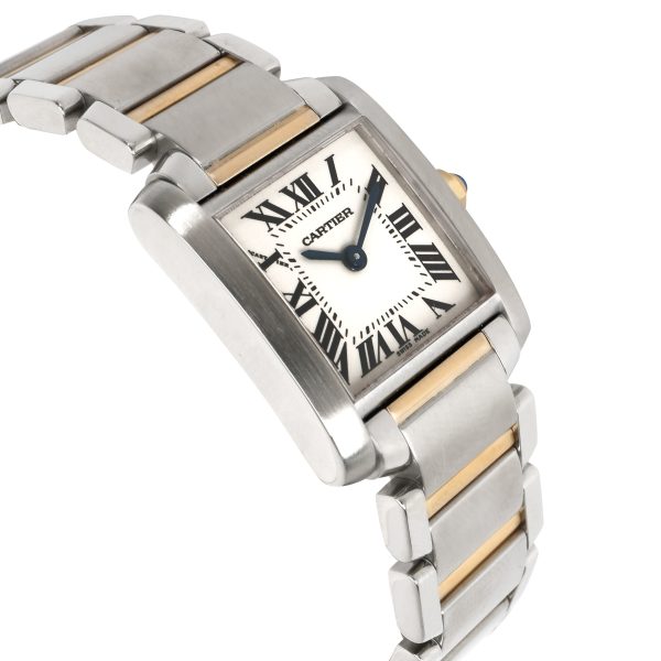 099125 rv Cartier Tank Francaise W51007Q4 Womens Watch in 18kt Stainless SteelYellow Gol