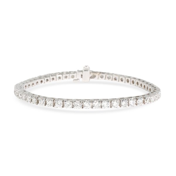 Four Prong Diamond Tennis Bracelet in 18K White Gold 45 CTW Four Prong Diamond Tennis Bracelet in 18K White Gold 45 CTW