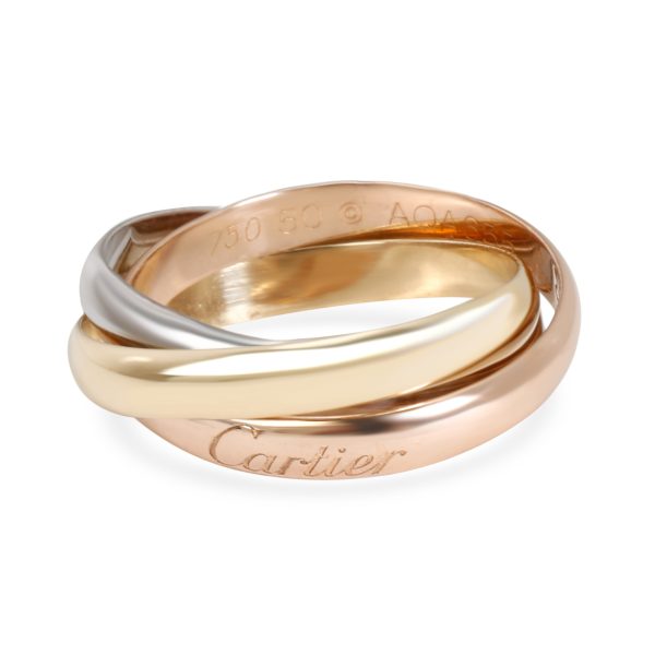 Rings Cartier Trinity Fashion Ring in 18K Tri Colored Gold