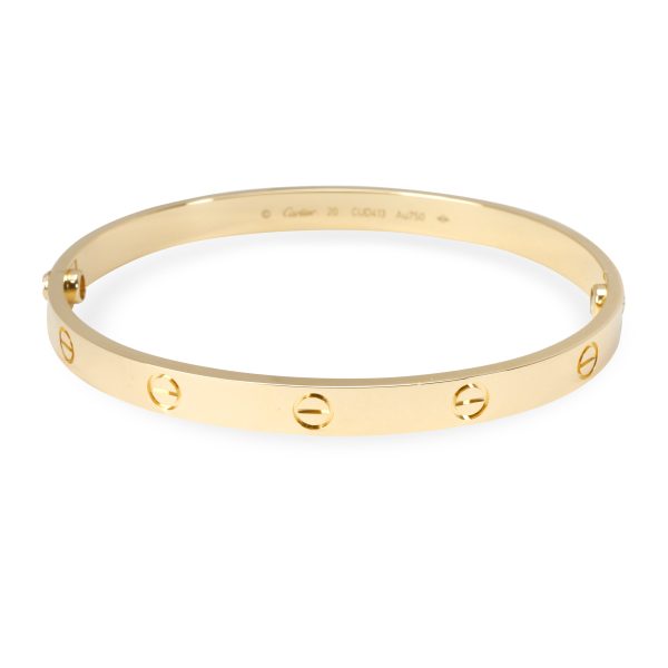 Cartier Love Bangle in 18K Yellow Gold Size 20 Cartier Love Bangle in 18K Yellow Gold Size 20