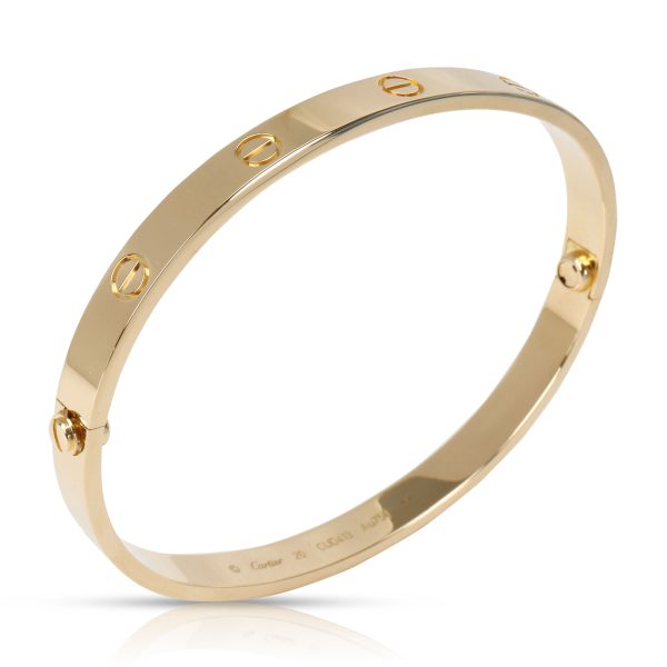 099198 pv 69c6b635 4b42 4d62 bc8b 10e1f6e5a936 Cartier Love Bangle in 18K Yellow Gold Size 20