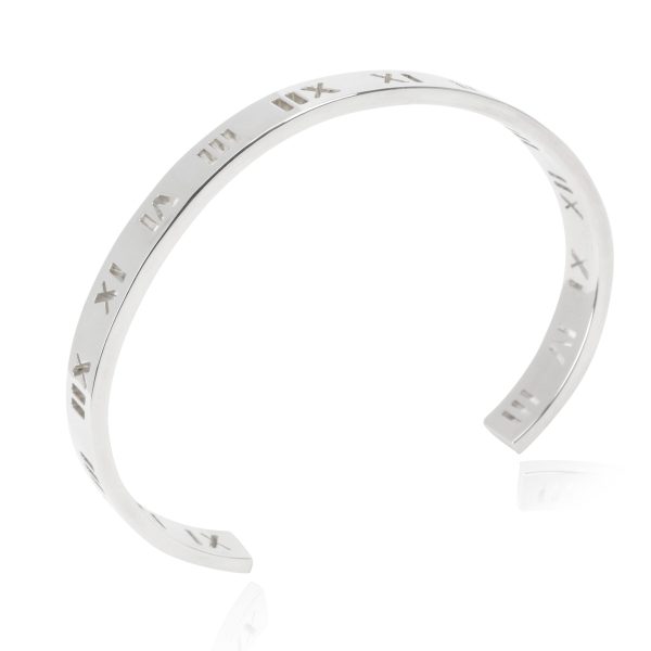 099201 pv Tiffany Co Atlas Cuff Bangle in Sterling Silver