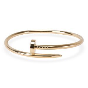 Cartier Juste un Clou Bangle in 18K Yellow Gold Size 18 Cart