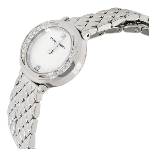 099250 lv f5287a6a 18c9 43fe a951 f3dd96c4b5a5 Baume Mercier Promesse 65811 Womens Watch in Stainless Steel