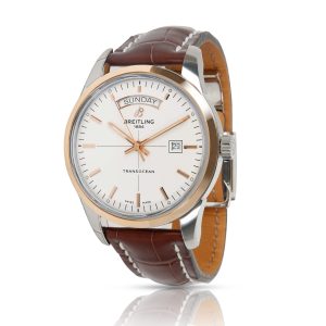 Breitling Transocean Day Date LE U453101TG752 Mens Watch in 18kt GoldSteel LOUIS VUITTON Bijou Sack Micro Speedy Bag Charm Mini Pouch Monogram Brown