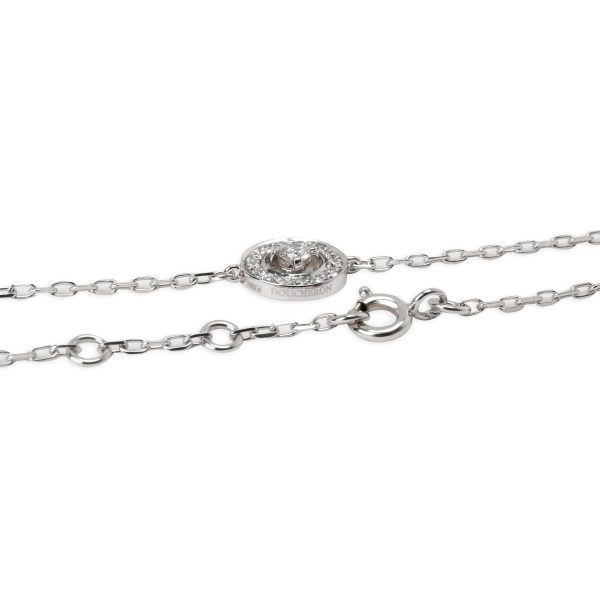 099303 clasp Boucheron Ava Bracelet with Diamonds in 18K White Gold 018 CTW