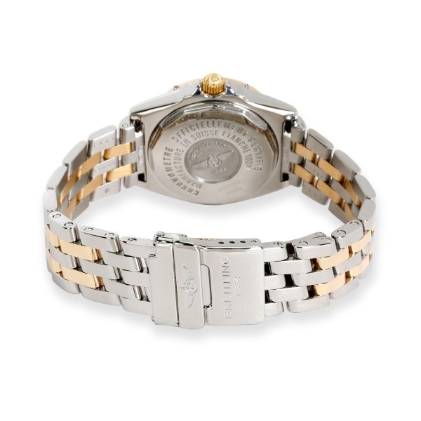 099305 bv 4733a6a0 2337 48f7 9705 73415df7bb77 Breitling Wings D67350 Womens Watch in 18kt Stainless SteelYellow Gold