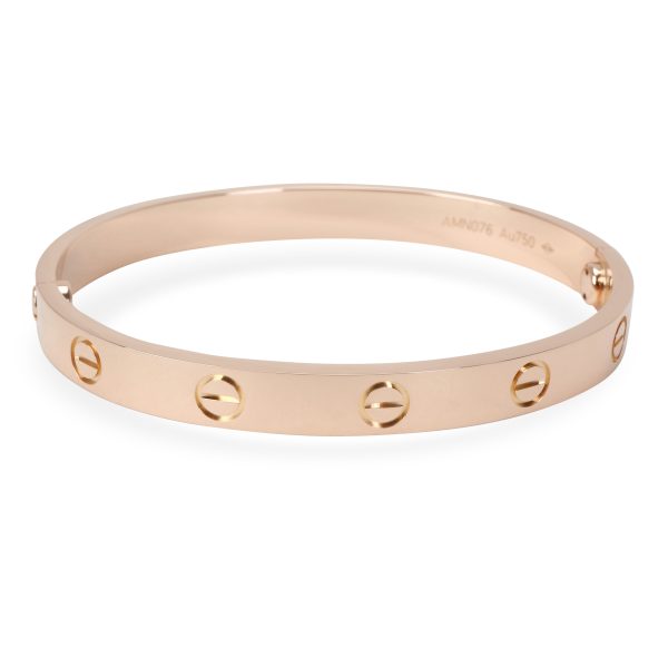 099315 bv Cartier LOVE Bangle in 18K Rose Gold Size 16