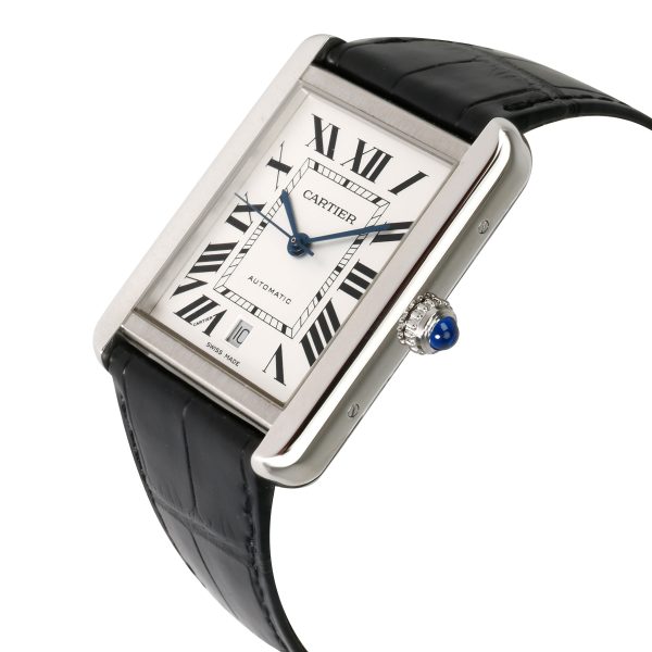 099324 sv Cartier Tank Solo XL W5200027 Mens Watch in Stainless Steel