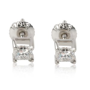 IGI Certified Diamond Stud Earring in Platinum F G SI2 I1 051 CTW Cart