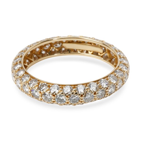 099450 bv cf8aa253 983e 43e6 8de9 b53fdf07a7c4 Tiffany Co Pave Diamond Eternity Band in 18K Yellow Gold 18 CTW