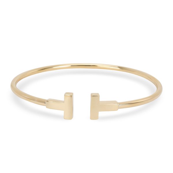 Tiffany Co T Wire Bracelet in 18K Yellow Gold Tiffany Co T Wire Bracelet in 18K Yellow Gold