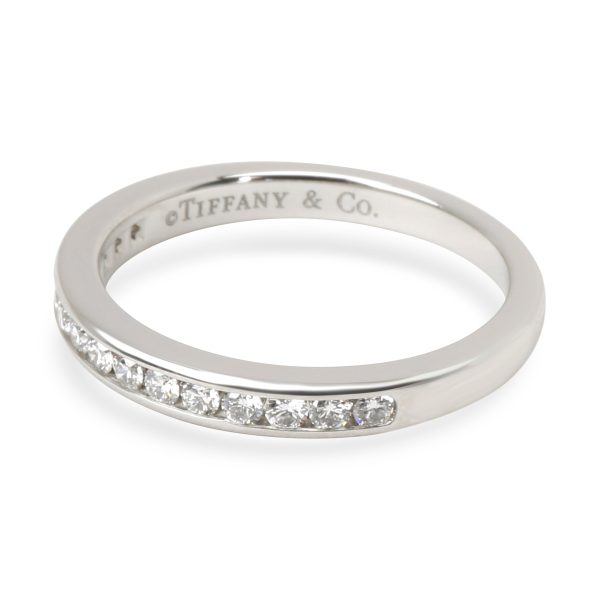 Band Platinum Tiffany Co Channel Set Diamond Band in Platinum 015 CTW