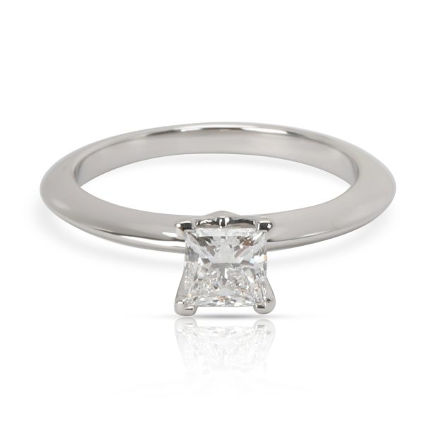 Tiffany Co Solitaire Diamond Engagement Ring in Platinum D VVS2 05 CTW Tiffany Co Solitaire Diamond Engagement Ring in Platinum D VVS2 05 CTW