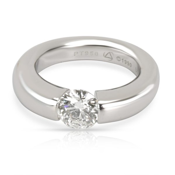 Gemma by WP Diamonds Steven Kretchmer Tension Diamond Engagement Ring in Platinum GIA I SI 090 CTW