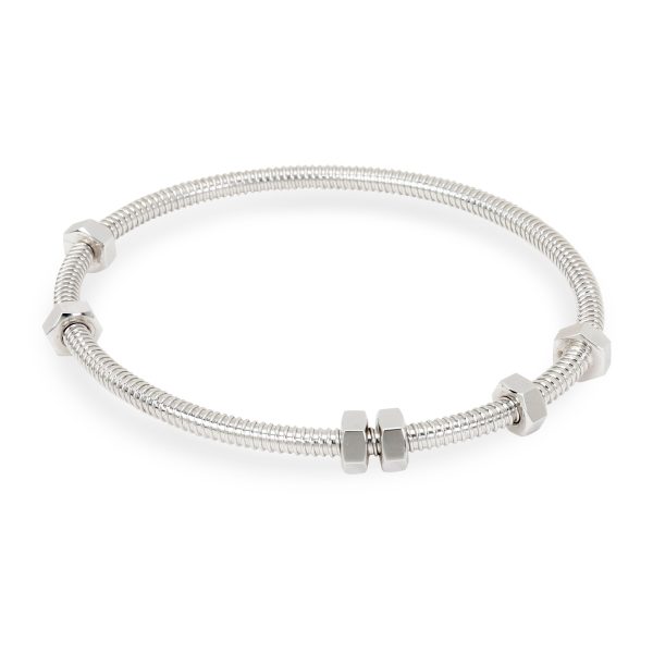 Cartier Ecrou Bangle in 18K White Gold Size 19 Cartier Ecrou Bangle in 18K White Gold Size 19