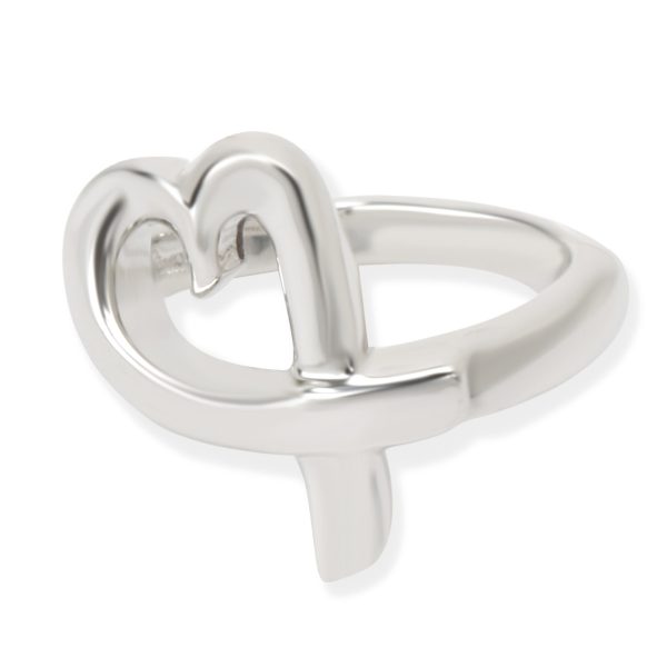 Tiffany Co Paloma Picasso Loving Heart Ring in Sterling Silver Tiffany Co Paloma Picasso Loving Heart Ring in Sterling Silver