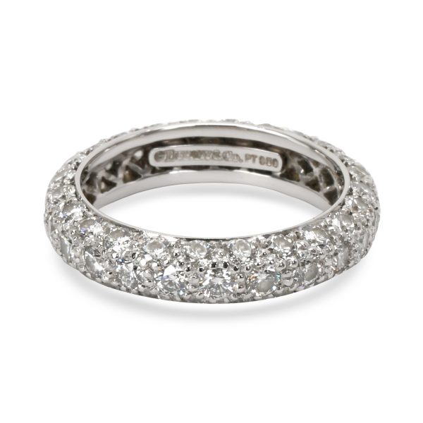 Tiffany Co Etoile Pave Diamond Eternity Band in Platinum 144 CTW Tiffany Co Etoile Pave Diamond Eternity Band in Platinum 144 CTW