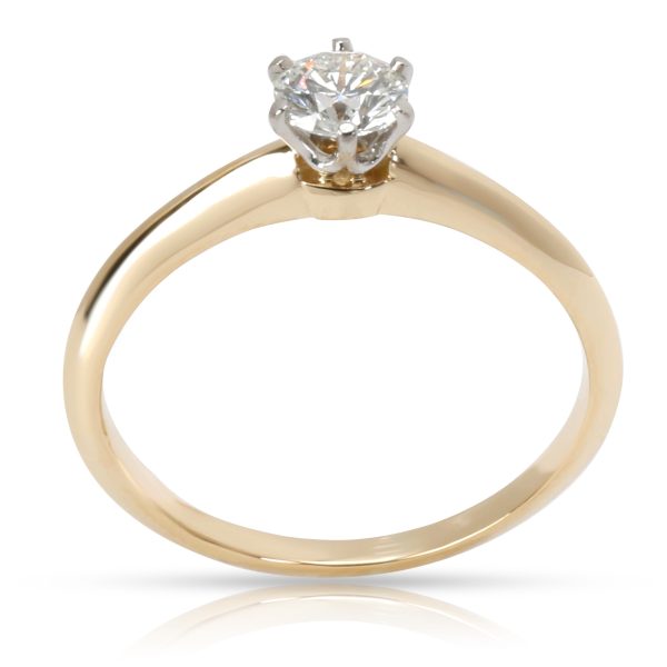 099676 pv a4f21c33 161f 455b 976a ff65f8dbbece Tiffany Co Solitaire Diamond Engagement Ring in 18K Gold I VVS2 041CTW