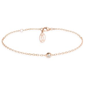 Cartier Diamants Legers Diamond Bracelet in 18K Rose Gold 010 CTW Louis Vuitton Alma Monogram Handbag Brown