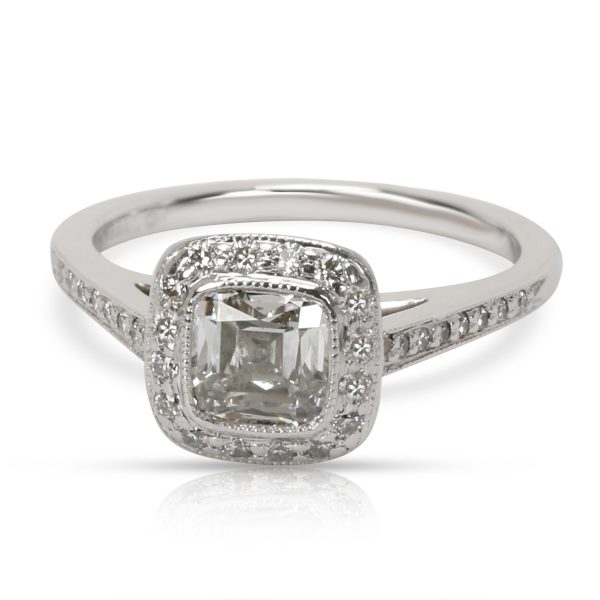 Tiffany Co Legacy Diamond Diamond Engagement Ring in Platinum H VS1 095 CTW Tiffany Co Legacy Diamond Diamond Engagement Ring in Platinum H VS1 095 CTW